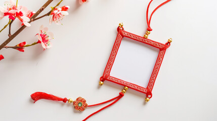 Sticker - Rakhi with a small photo frame