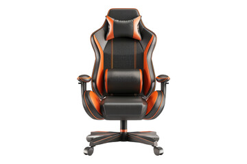 Gaming chair isolated on transparent background