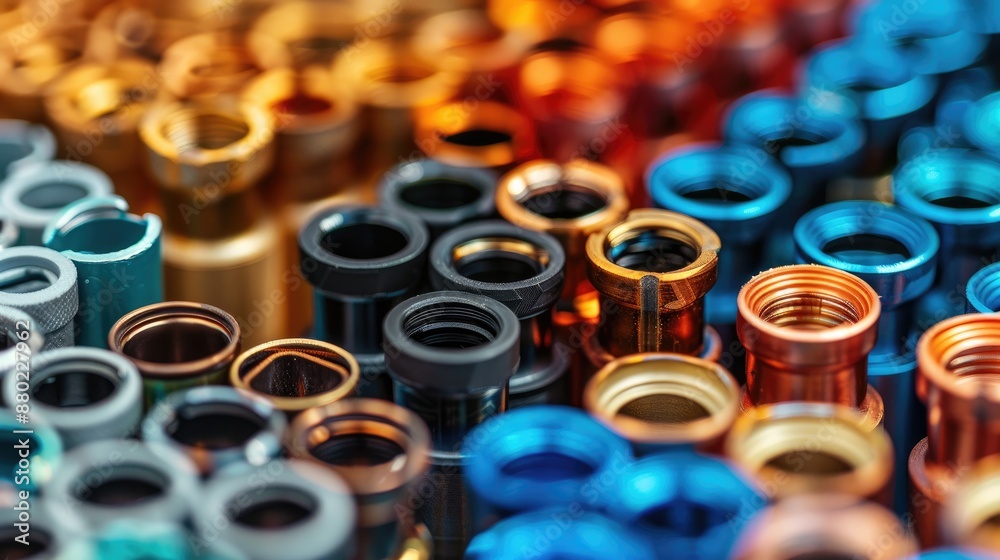 Variety of colored crimp terminals for varied wire gauges Copper ...