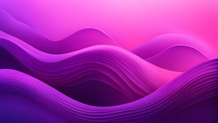 Wall Mural - A purple wave with a pink background