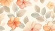 © Chanwit - Elegant floral pattern in pastel colors, suitable for creative industries.