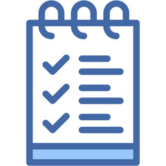 Sticker - Vector Icon Checklist, list, note, list