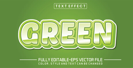 Poster - Green text editable style effect