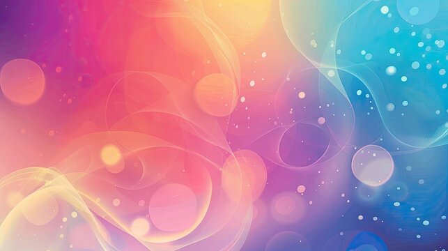 Gradient background with soft transitions, versatile for various subjects.