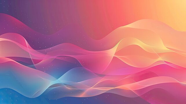 Gradient background with soft transitions, versatile for various subjects.
