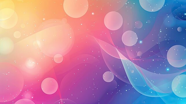 Gradient background with soft transitions, versatile for various subjects.