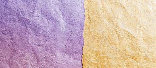 Poster - Mockup featuring a textured rough kraft paper background in shades of lilac and yellow, ideal for incorporating text with copy space image.