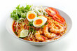 © Nam - a bowl of noodles with shrimp  tomatoes  and eggs
