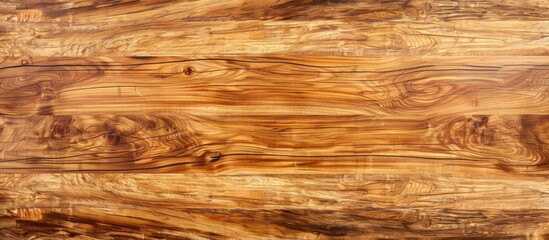 Poster - Vintage light teak desk surface with a natural wooden pattern provides a seamless wall backdrop, perfect for design projects with copy space image.