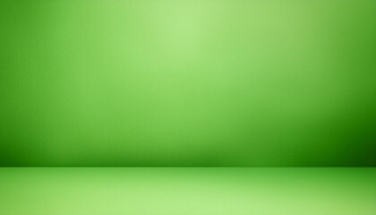 Aufkleber - Empty green background studio for showing or design concept