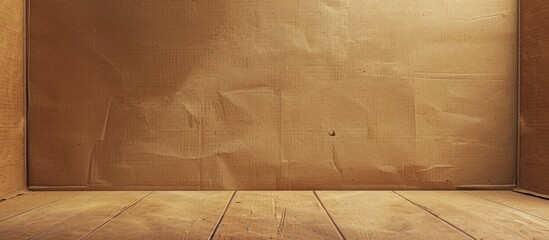 Leinwandbilder - Cardboard backdrop featuring room for text or a copy space image.