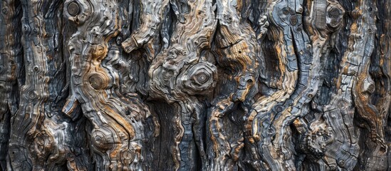 Aufkleber - Creative wood background with an interesting tree surface texture, ideal for a copy space image.