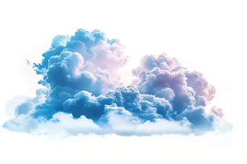 Aufkleber - A group of clouds gathered in the sky, offering a serene and peaceful atmosphere