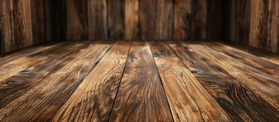 Poster - Background of natural wood providing copy space image.