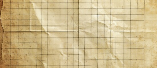 Sticker - Grid paper texture with a vintage feel, suitable for background or design projects with copy space image.