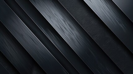 Fototapete - Professional dark gray background with sleek metallic accents.
