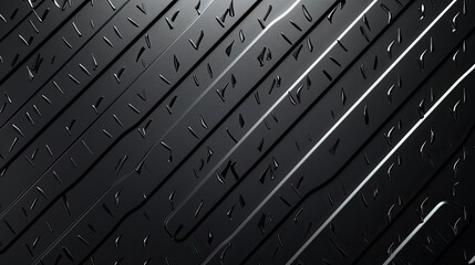 Fototapete - Professional dark gray background with sleek metallic accents.