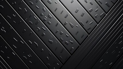 Fototapete - Professional dark gray background with sleek metallic accents.