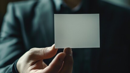Poster - A person holding a piece of paper with handwritten text, possibly for personal use or communication