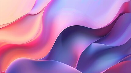 Poster - Modern tech background featuring abstract smooth shapes and gradients, ideal for digital presentations and innovative technology projects

