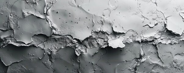 Sticker - Textured plaster wall with rough finish, 4K hyperrealistic photo