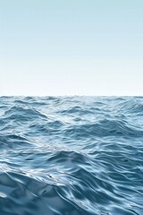 Wall Mural - plain bright water ocean wave background generative ai