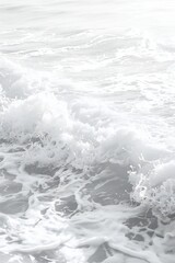 Wall Mural - plain bright water ocean wave background generative ai