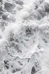 Wall Mural - plain bright water ocean wave background generative ai