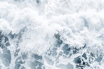Wall Mural - Plain bright water ocean wave background Generative Ai