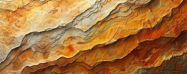 Canvas Print - Sandstone Texture Background, 4K hyperrealistic photo