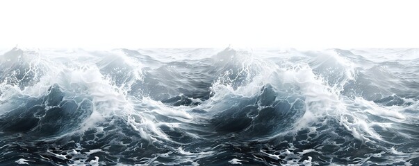 Wall Mural - plain bright water ocean wave background generative ai