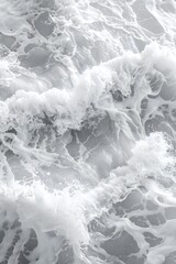 Wall Mural - Plain bright water ocean wave background Generative Ai