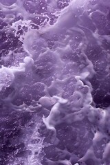 Wall Mural - purple sea foam background generative ai