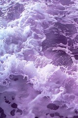 Wall Mural - Purple sea foam background Generative Ai