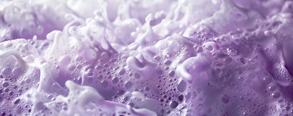 Wall Mural - purple sea foam background generative ai