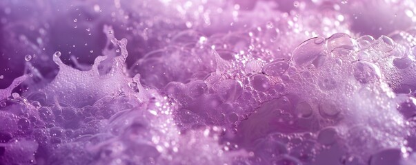 Wall Mural - purple sea foam background generative ai