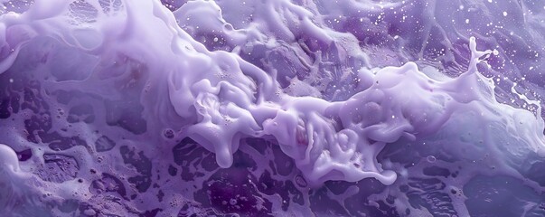 Wall Mural - purple sea foam background generative ai