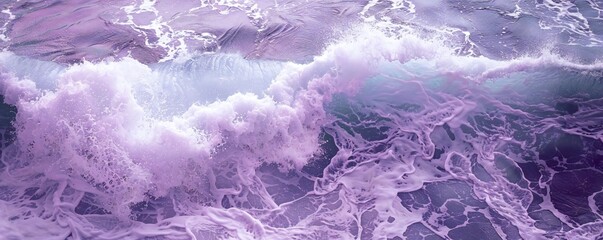 Wall Mural - purple sea foam background generative ai