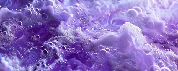 Wall Mural - purple sea foam background generative ai