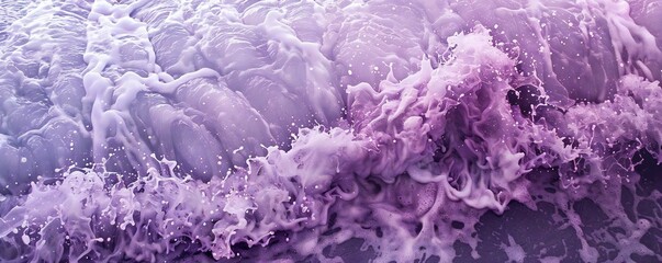 Wall Mural - Purple sea foam background Generative Ai