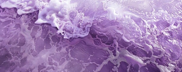 Wall Mural - purple sea foam background generative ai
