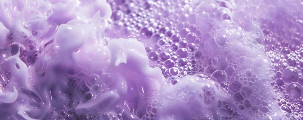 Wall Mural - purple sea foam background generative ai