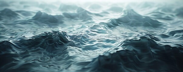 Canvas Print - Rippled Water Texture Background, 4K hyperrealistic photo