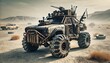© Abdul Rahim - Heavily modified vehicle built for survival in a post-apocalyptic wasteland.