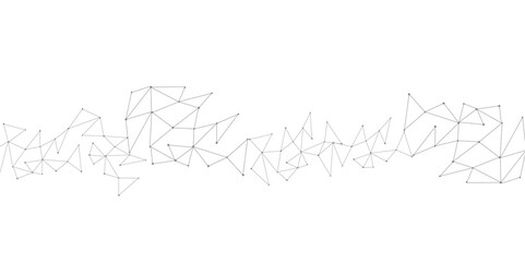 Poster - Abstract plexus background with connecting dots and lines. Connections technologies and sharing data as abstract concept.