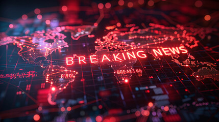 Wall Mural - breaking News