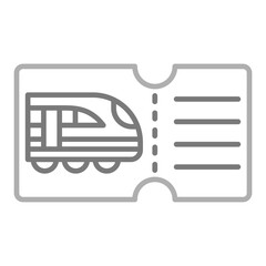 Sticker - Train ticket Icon