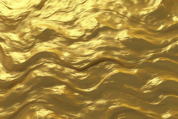 Poster - golden water background