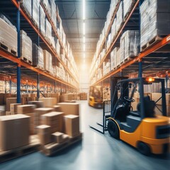 forklift operator in warehouse