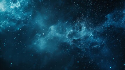 Poster - digital light effects, dynamic wave patterns, and sparkling technology elements, perfect for high-te